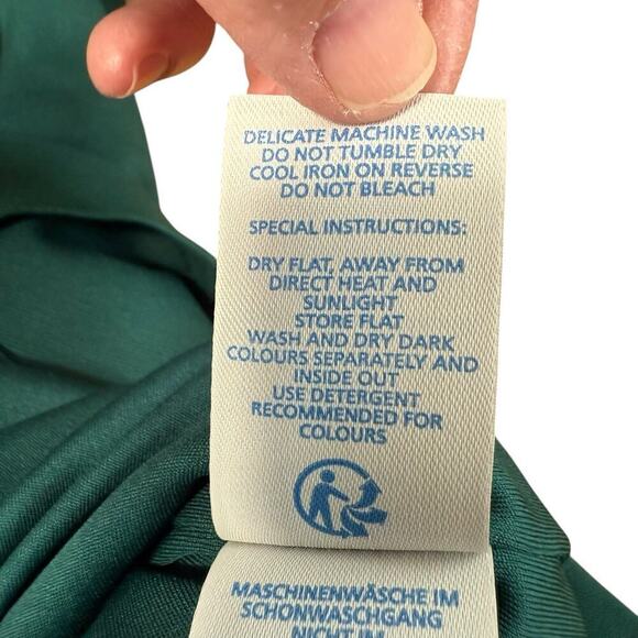 Boden Lavinia Ponte Knit Dress 10P Dark Green Bell Sleeves Classic Career Church - Picture 5 of 8